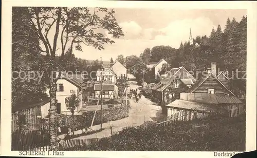 Schierke Harz Dorfstrasse Kat. Schierke Brocken