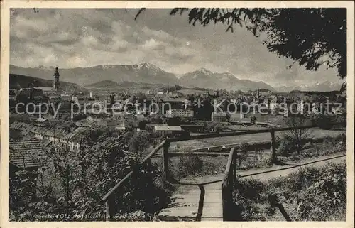 Traunstein Oberbayern Hochfeln Hochgern Kat. Traunstein