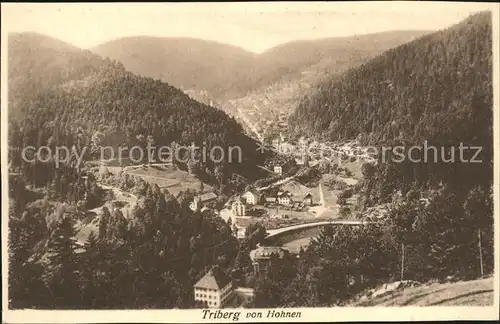 Triberg Schwarzwald von Hohnen Kat. Triberg im Schwarzwald