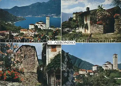 St Abbondio Gambarogno pittoresco Kat. Gambarogno