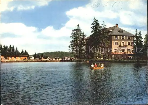 Mummelsee Berghotel Boot Kat. Seebach