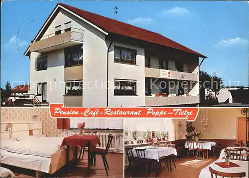 Schellbronn Pension Cafe Restaurant Poppe Tietze Kat. Neuhausen