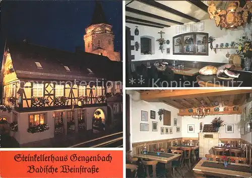 Gengenbach Altes Steinkellerhaus Kat. Gengenbach Schwarzwald