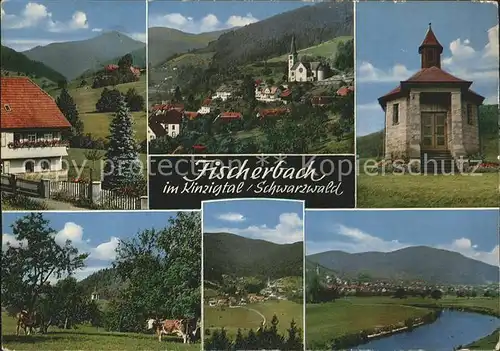 Fischerbach Kirche Hoehengasthaus Nillhof Kat. Fischerbach Kinzigtal