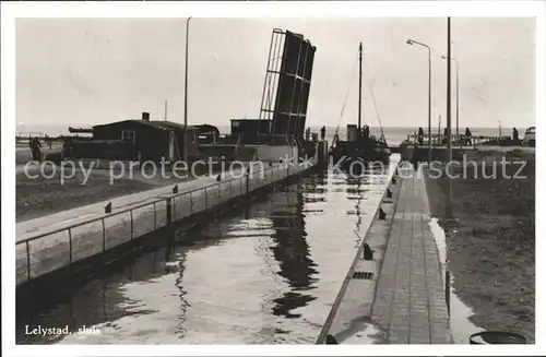 Lelystad Sluis Schleuse Kat. Lelystad