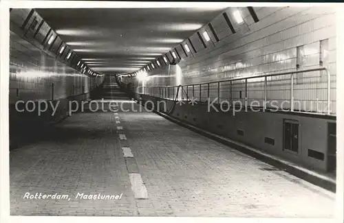 Rotterdam Maastunnel Kat. Rotterdam