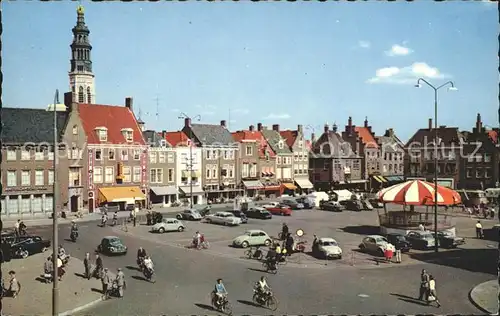 Middelburg Zeeland Markt Kirchturm Kat. Middelburg