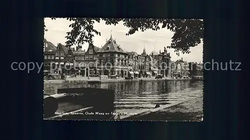 Haarlem Spaarne Oude Waag en Teylers Museum Kat. Haarlem