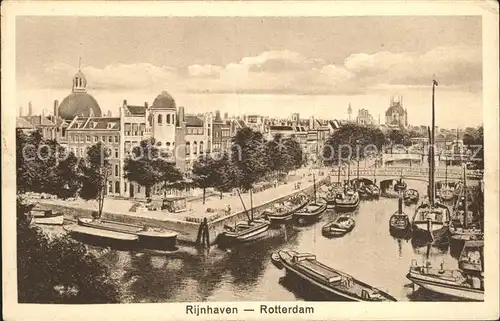 Rotterdam Rijnhaven Rheinhafen Schiffe Kat. Rotterdam