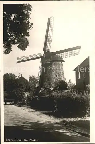 Laren Netherlands Molen Windmuehle Kat. Laren