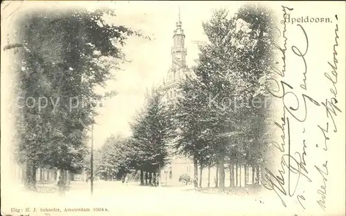 Apeldoorn Partie an der Kirche Kat. Apeldoorn