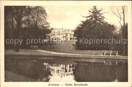 Arnhem Hotel Sonsbeek Kat. Arnhem