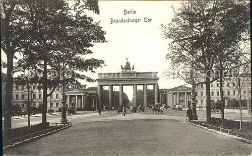 Berlin Brandenburger Tor Quadriga Kat. Berlin