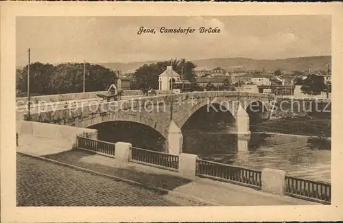 Jena Camsdorfer Bruecke Kat. Jena