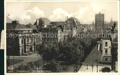 Duesseldorf Hindenburgwall Kat. Duesseldorf