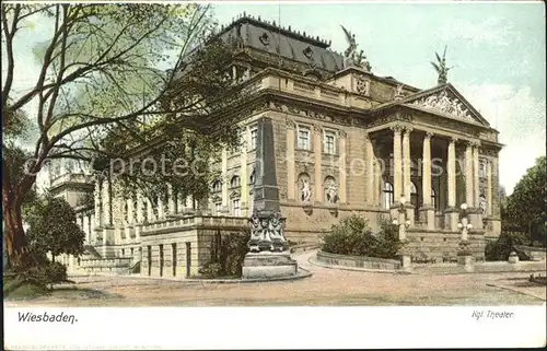 Wiesbaden Koenigliches Theater Kat. Wiesbaden