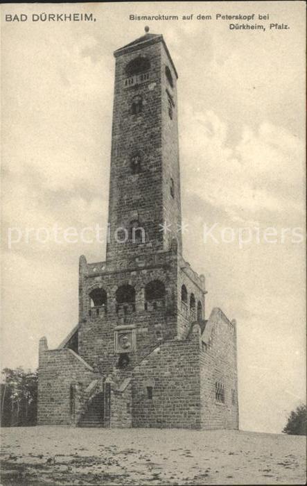 Bad Duerkheim Bismarckturm Auf Dem Peterskopf Kat Bad Duerkheim Nr Sv Oldthing Ansichtskarten Rheinland Pfalz