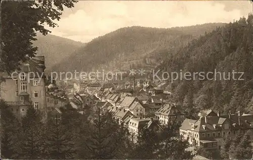 Triberg Schwarzwald Blick vom Retschenweg Kat. Triberg im Schwarzwald