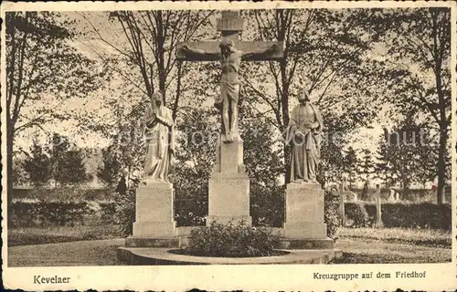 Kevelaer Kreuzgruppe auf dem Friedhof Kat. Kevelaer