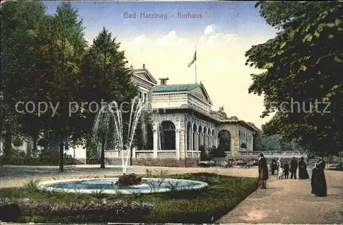 Bad Harzburg Kurhaus Springbrunnen Park Kat. Bad Harzburg