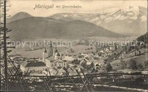 Mariazell Steiermark mit Gemeindealpe Basilika Alpen Kat. Mariazell