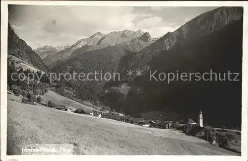 Jerzens Panorama Pitztal Alpen Kat. Jerzens