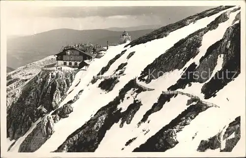 Hochschneeberg Berghotel Zahnradbad Kat. Puchberg am Schneeberg