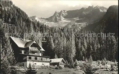 Bad Gastein Alpenhaus Prossau mit Tischlerkarkopf Ankogelgruppe Kat. Bad Gastein