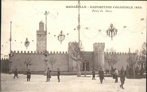 Marseille Exposition Coloniale 1922 Palais du Maroc Ausstellung Kat. Marseille