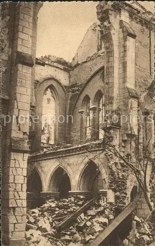 Nantes Loire Atlantique apres les bombardements Chapelle du Refuge Ruines Guerre Mondiale Kat. Nantes