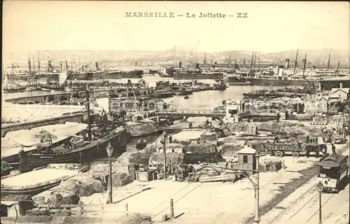 Marseille La Joliette Port Bateau Kat. Marseille