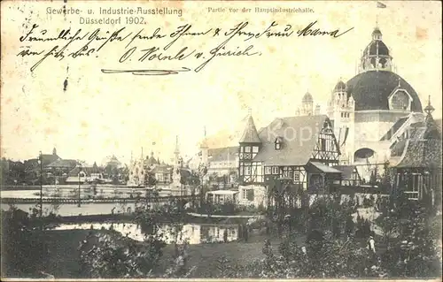 Duesseldorf Gewerbe und Industrie Ausstellung Hauptindustriehalle Kat. Duesseldorf