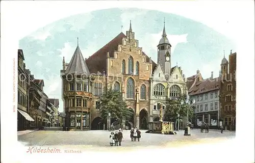 Hildesheim Rathaus Brunnen Kat. Hildesheim