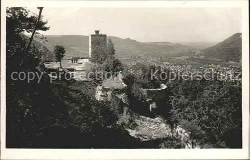 Geislingen Steige Burg Ruine Helfenstein Kat. Geislingen an der Steige