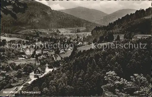 Herrenalb Bad Panorama Schwarzwald Kat. Bad Herrenalb