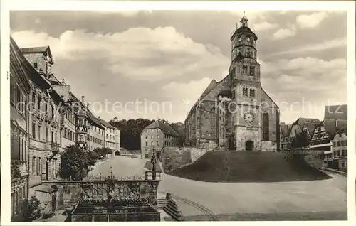 Schwaebisch Hall Partie mit Michaeliskirche Solbad Kat. Schwaebisch Hall