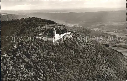 Owen Esslingen Burg Teck Wanderheim Schwaebischer Albverein Fliegeraufnahme Kat. Owen