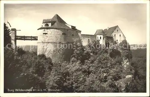 Leibertingen Burg Wildenstein Donautal Kat. Leibertingen