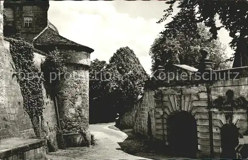 Kronach Oberfranken Eingang Veste Kat. Kronach