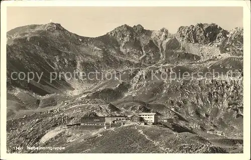 Pfronten Nebelhorngruppe Edmund Probsthaus Berghotel Hoefatsblick Bergstation Kat. Pfronten