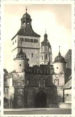 Weissenburg Bayern Ellinger Tor und Andreasturm Kat. Weissenburg i.Bay.