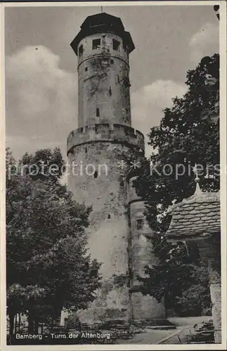 Bamberg Turm der Altenburg Kat. Bamberg