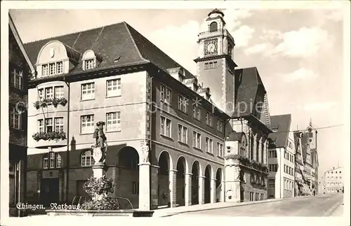 Ebingen Rathaus Brunnen Kat. Albstadt