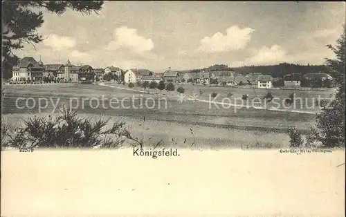 Koenigsfeld Schwarzwald Gesamtansicht Kat. Koenigsfeld im Schwarzwald