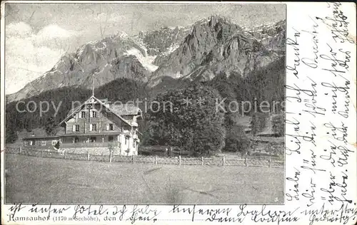 Ramsau Berchtesgaden Ramsauhof Alpen Kat. Ramsau b.Berchtesgaden