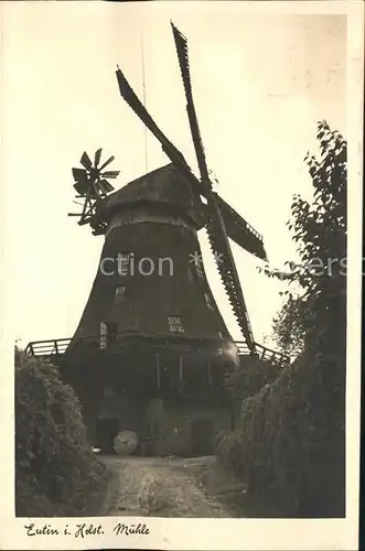 Eutin Windmuehle Bahnpost Kat. Eutin