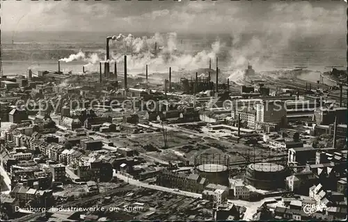 Duisburg Ruhr Industriewerke am Rhein Kat. Duisburg