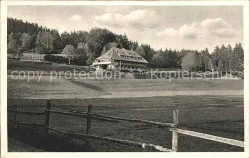 Titisee Franz Xaver Schwarz Jugendherberge Schwarzwald Kupfertiefdruck Kat. Titisee Neustadt