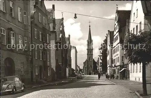 Dillingen Donau Obere Hauptstrasse evangelische Kirche Kat. Dillingen a.d.Donau