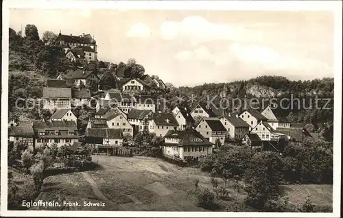 Egloffstein Teilansicht Fraenkische Schweiz Kat. Egloffstein